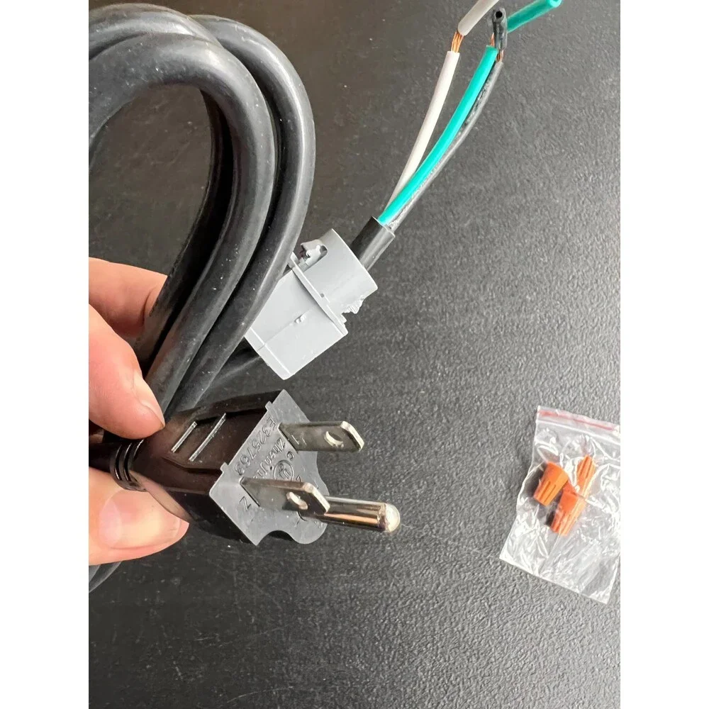 Eastman Universal Black 69011HD Power Plug Kit Dishwasher Power Cord 5ft 4in